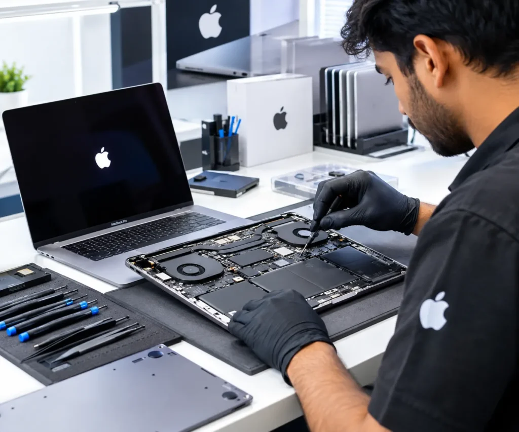 Precision MacBook Repair Workspace